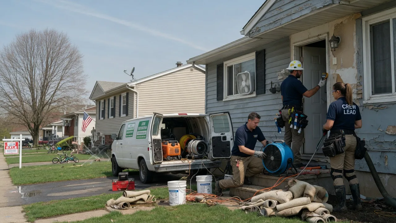 Flood Cleanup in New Baden, IL near me