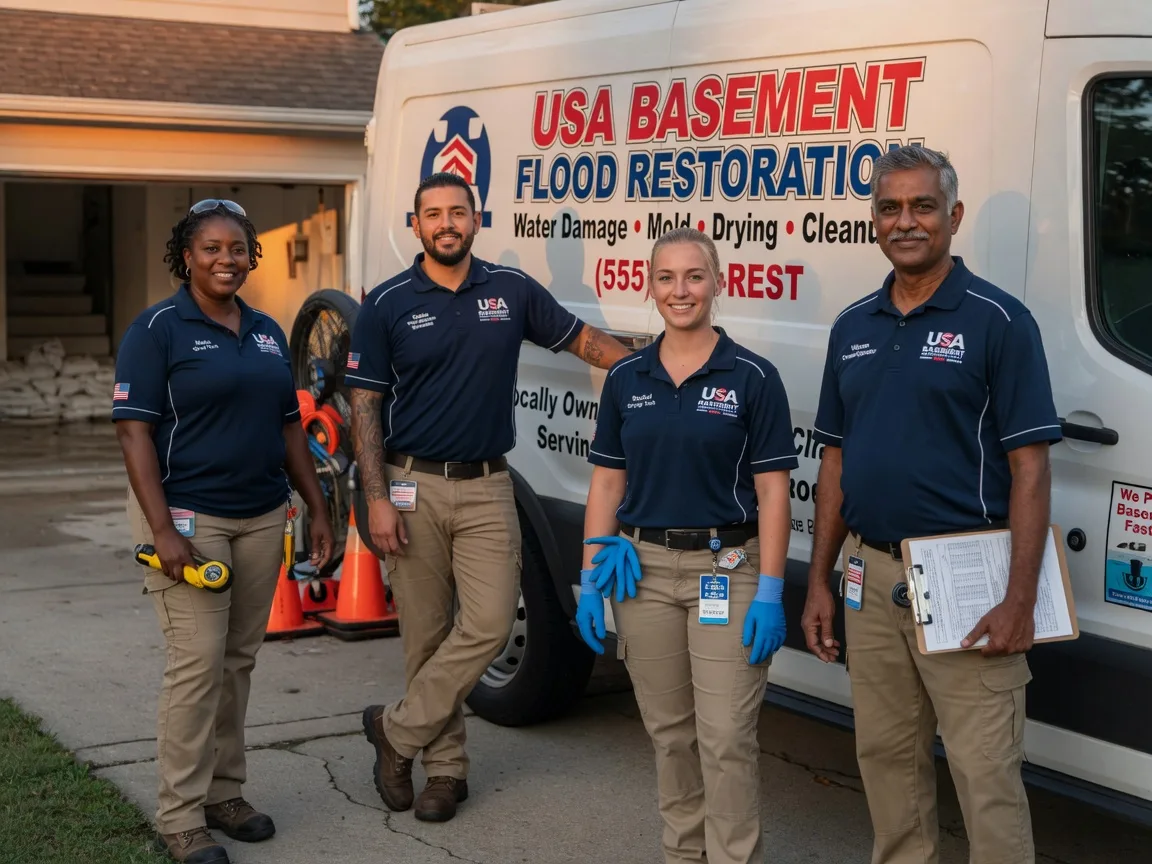 Basement Flood Cleanup company in New Baden, IL
